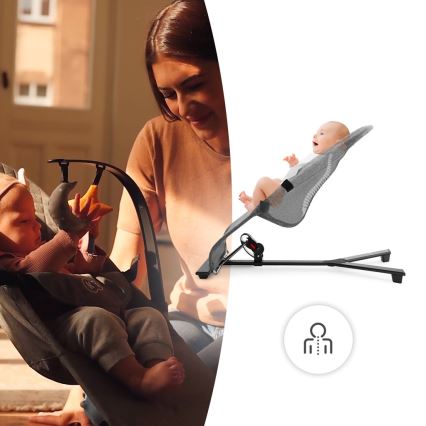 KINDERKRAFT - Ležaljka za bebe MIMI, siva