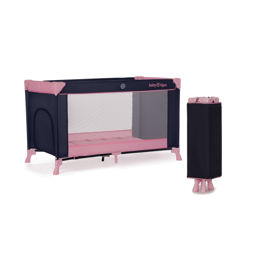 KINDERKRAFT - Putni krevetac Baby Tiger VIKI roze