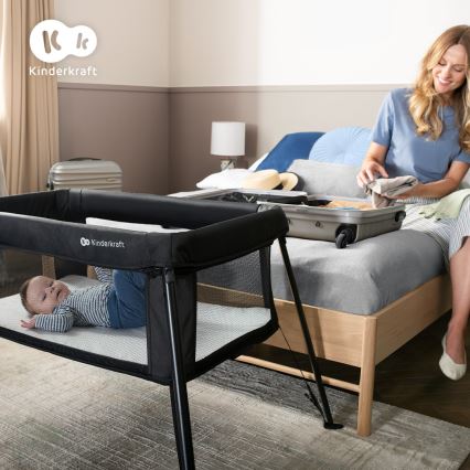 KINDERKRAFT - Putni krevetac CAMI crne boje