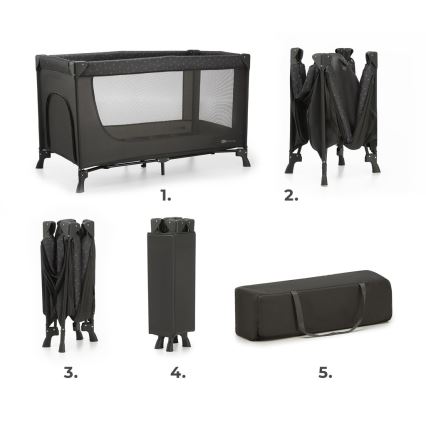 KINDERKRAFT - Putni krevetac JOY siv