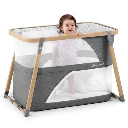 KINDERKRAFT - Putni krevetić 4u1 SOFI, siva
