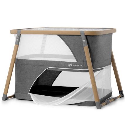 KINDERKRAFT - Putni krevetić 4u1 SOFI, siva