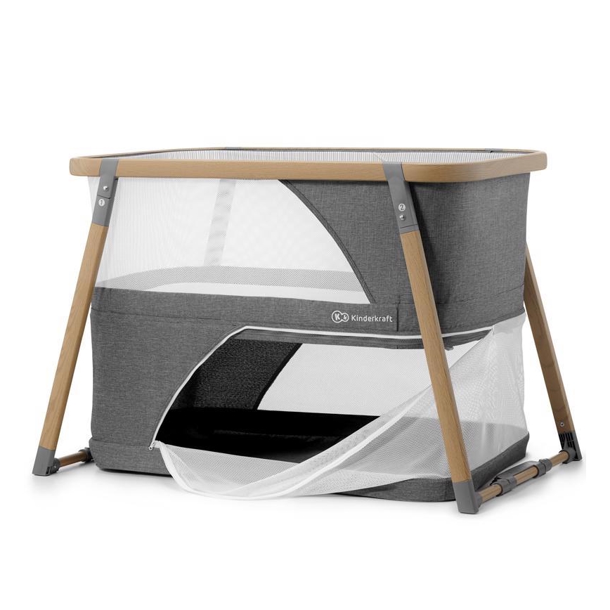 KINDERKRAFT - Putni krevetić 4u1 SOFI, siva