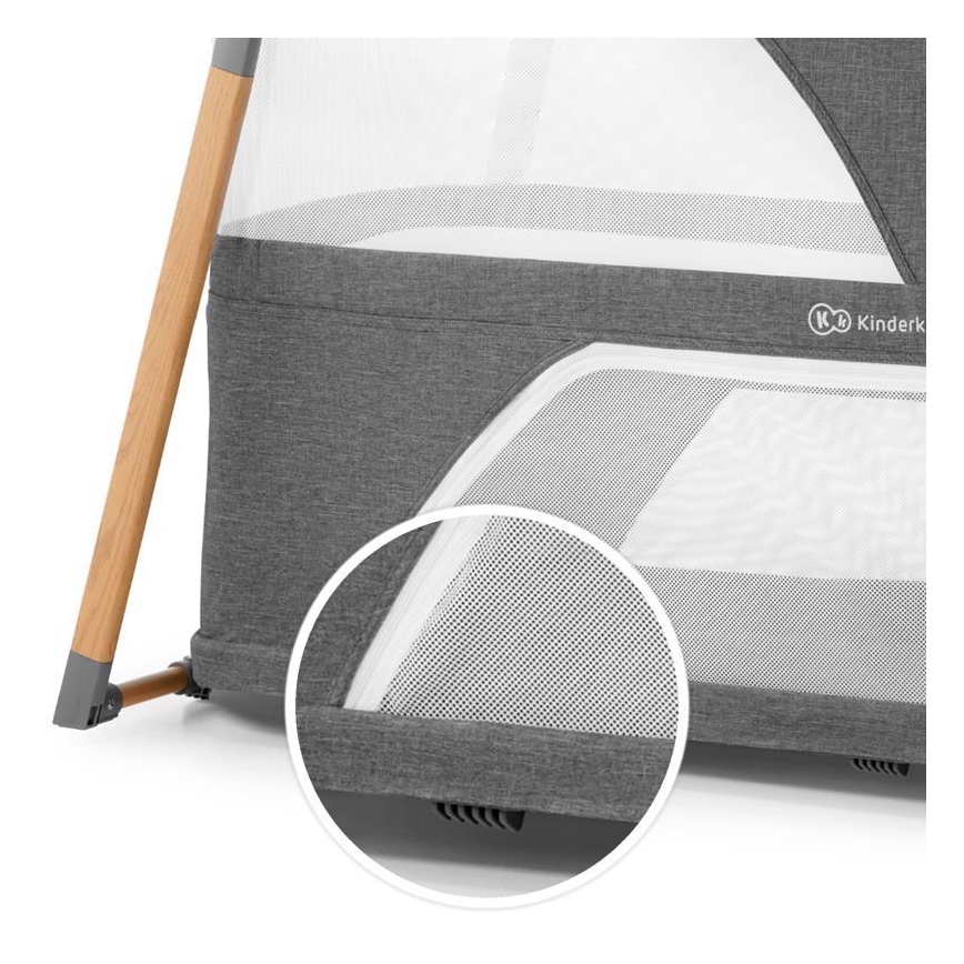 KINDERKRAFT - Putni krevetić 4u1 SOFI, siva