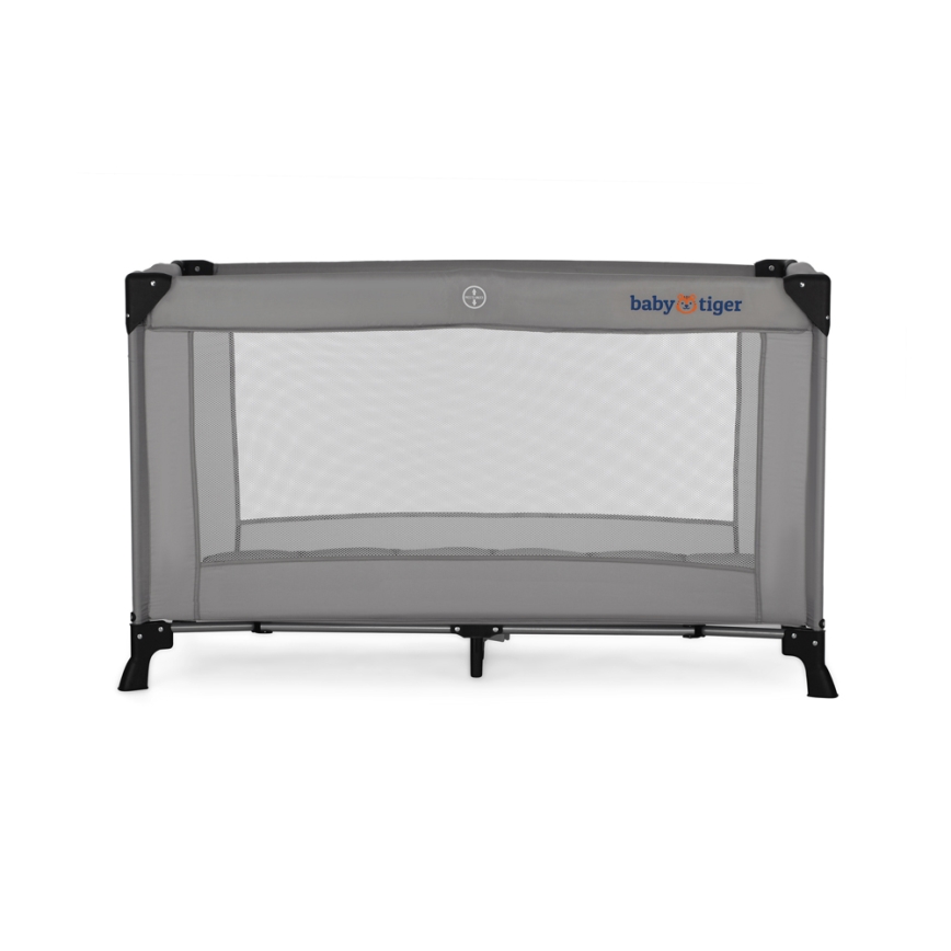 KINDERKRAFT - Putni krevetić Baby Tiger VIKI, siva