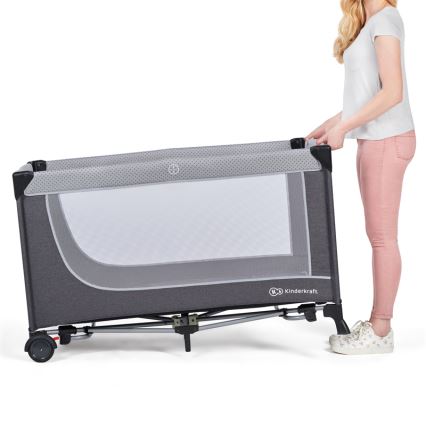 KINDERKRAFT - Putni krevetić LEODY siva