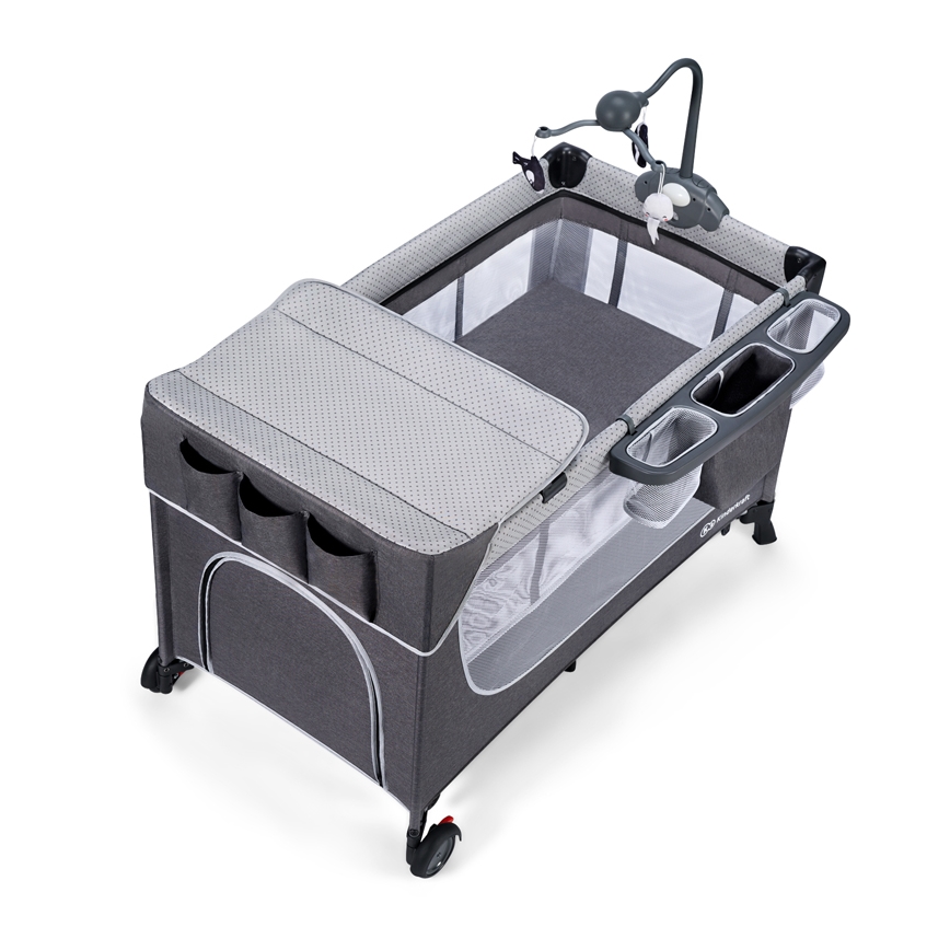 KINDERKRAFT - Putni krevetić LEODY siva