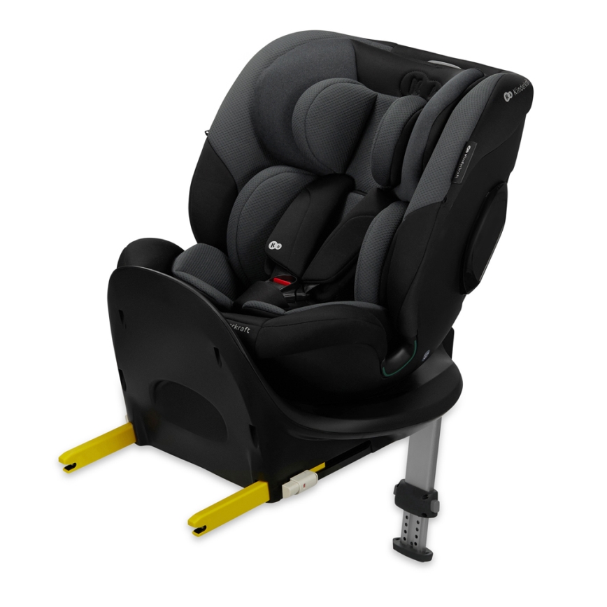 KINDERKRAFT SELECT - Autosedište sa rotirajućom I-FIX bazom (40-150 cm) grafitno crna