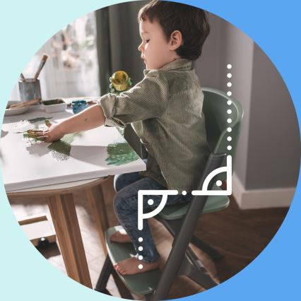 KINDERKRAFT SELECT - Dečija stolica za hranjenje 3u1 LIVY Premium maslinasto zelena