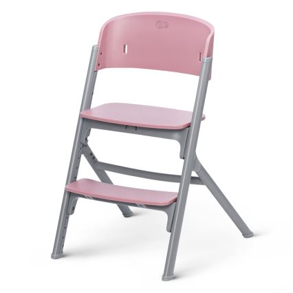 KINDERKRAFT SELECT - Dečija stolica za hranjenje 3u1 LIVY Premium Aster roze + ležaljka CALMEE