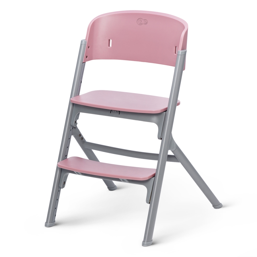 KINDERKRAFT SELECT - Dečija stolica za hranjenje 3u1 LIVY Premium Aster roze + ležaljka CALMEE