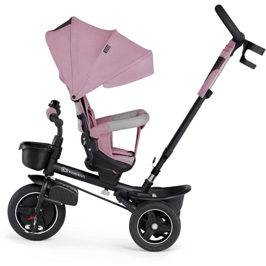 KINDERKRAFT - Dečiji tricikl SPINSTEP 5u1, ružičasti