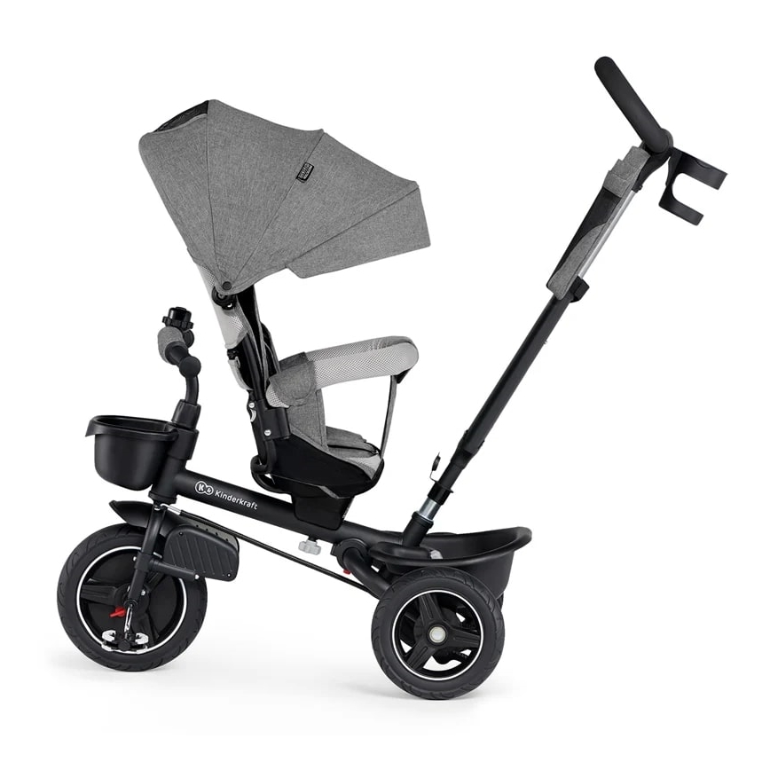 KINDERKRAFT - Tricikl za decu 5u1 SPINSTEP siva