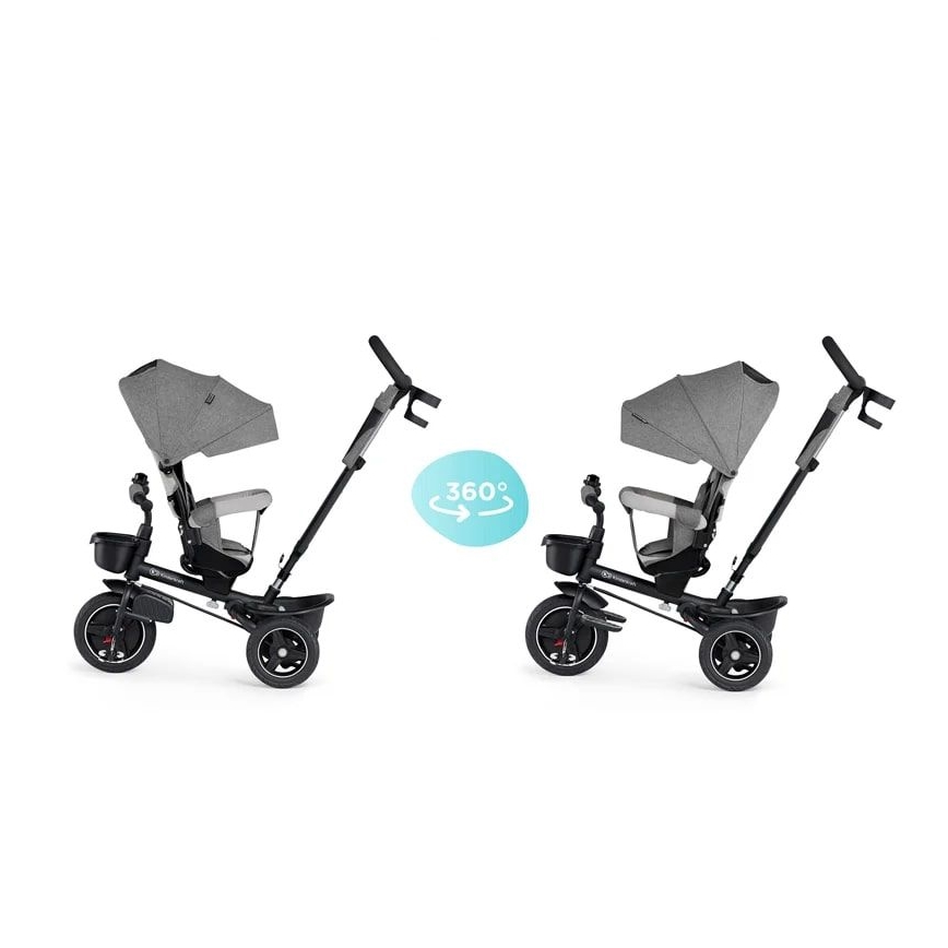 KINDERKRAFT - Tricikl za decu 5u1 SPINSTEP siva