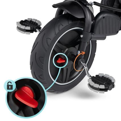 KINDERKRAFT - Tricikl za decu 5u1 SPINSTEP siva