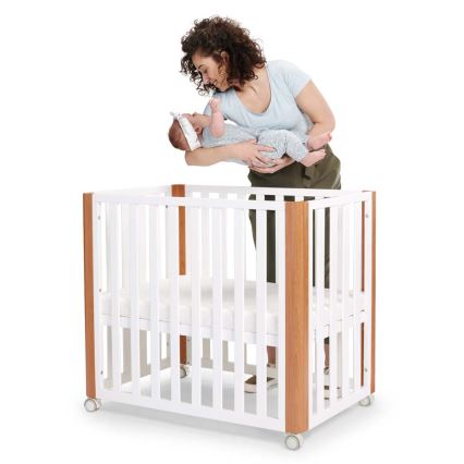 KINDERKRAFT SELECT - Dečji krevetac 4u1 KOYA Premium bukva/bor