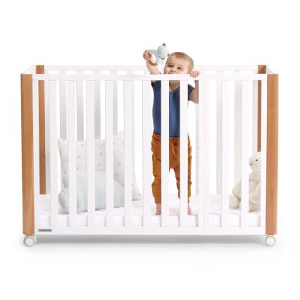 KINDERKRAFT SELECT - Dečji krevetac 4u1 KOYA Premium bukva/bor