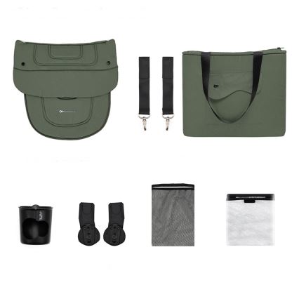 KINDERKRAFT SELECT - Kombinovana kolica 2u1 YOXI Mistična zelena