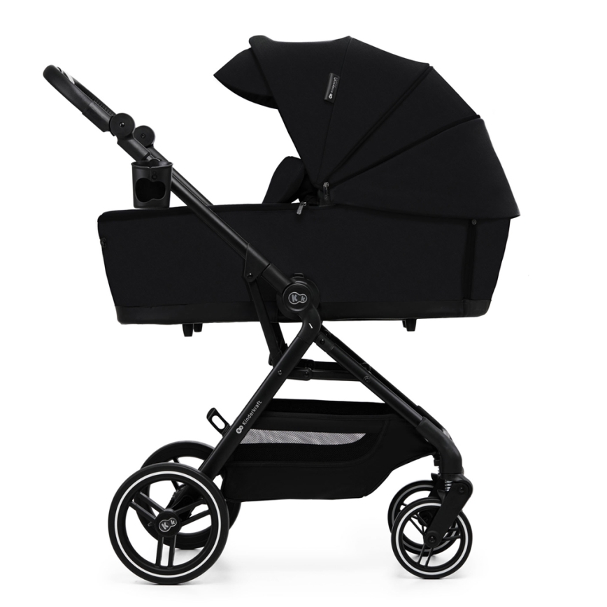 KINDERKRAFT SELECT - Kombinovana kolica 2u1 YOXI Pure black