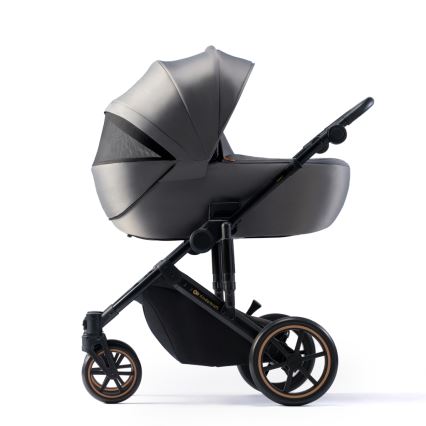 KINDERKRAFT SELECT - Kombinovana kolica 3u1 PRIME 2 Premium Shadow grey + autosedište