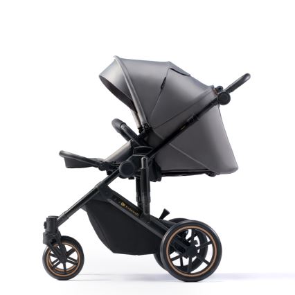 KINDERKRAFT SELECT - Kombinovana kolica 3u1 PRIME 2 Premium Shadow grey + autosedište