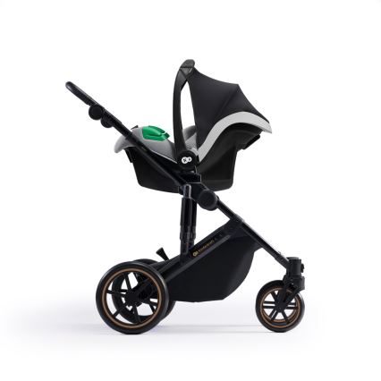 KINDERKRAFT SELECT - Kombinovana kolica 3u1 PRIME 2 Premium Shadow grey + autosedište