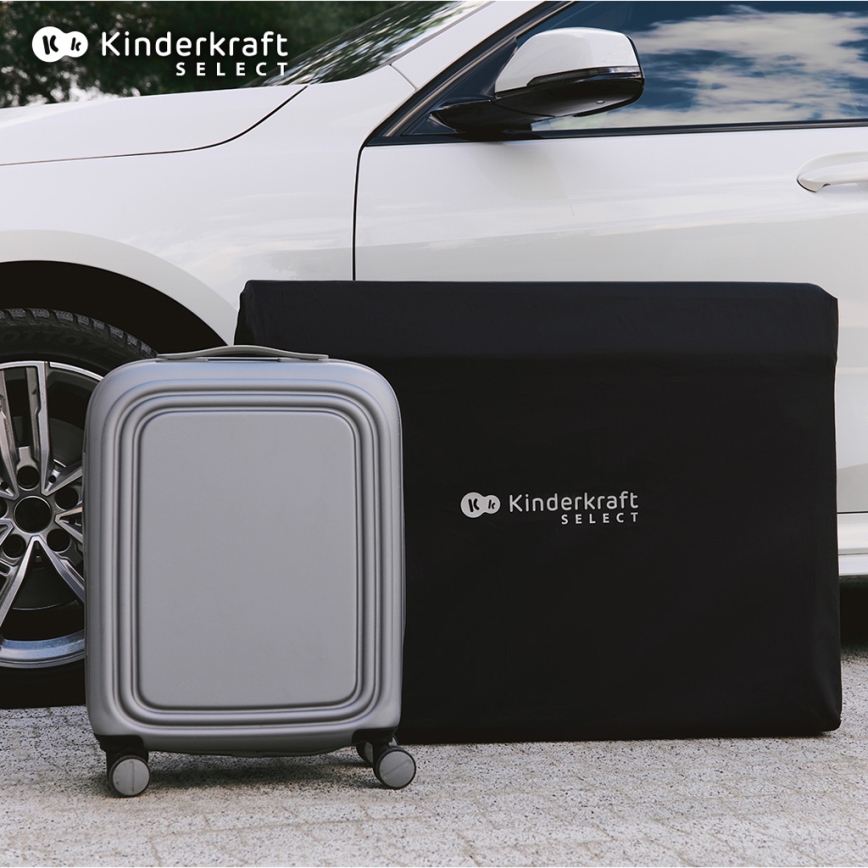 KINDERKRAFT SELECT - prenosni krevetić MOON DREAM, crne boje