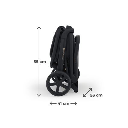 KINDERKRAFT SELECT - Sportska kolica NUBI 3 Midnight Black