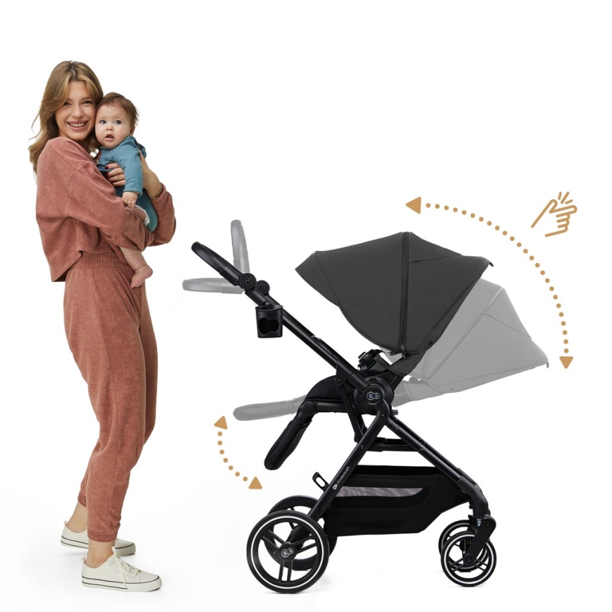 KINDERKRAFT SELECT - Sportska kolica YOXI Moonlight grey