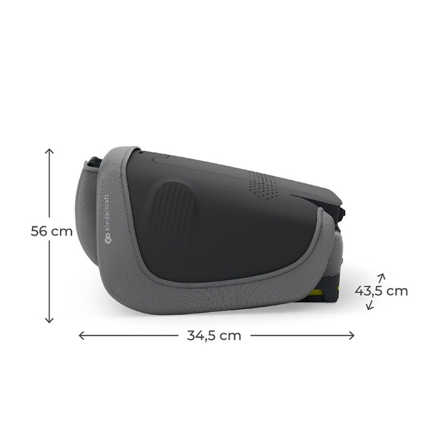 KINDERKRAFT - Sklopivo autosedište UNITY 2 i-Size 100-150 cm sivo