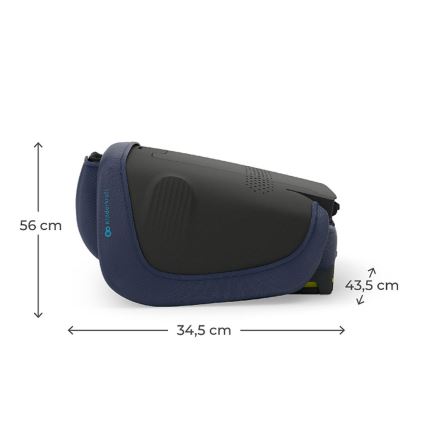 KINDERKRAFT - Sklopivo autosedište UNITY 2 i-Size 100-150 cm tamno plavo