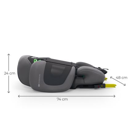 KINDERKRAFT - Sklopivo autosedište XPAND 2 PRO 100-150 cm sivo