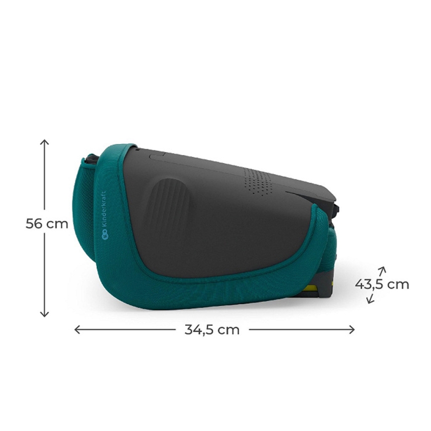 KINDERKRAFT - Sklopivo dečije auto-sedište UNITY 2 i-Size 100-150 cm tirkizno