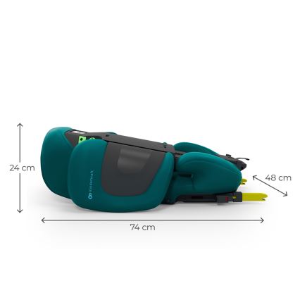 KINDERKRAFT - Sklopivo dečije autosedište XPAND 2 PRO 100-150 cm tirkizno