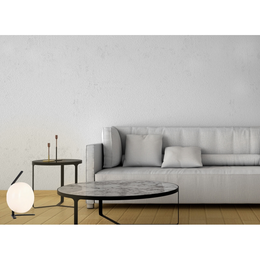 Stona lampa VESTA 1xE27/7W/230V bela/crna