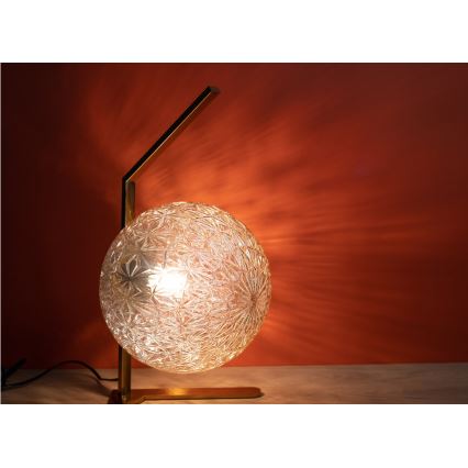 Stona lampa JUNO 1xE27/7W/230V bežna/zlatna