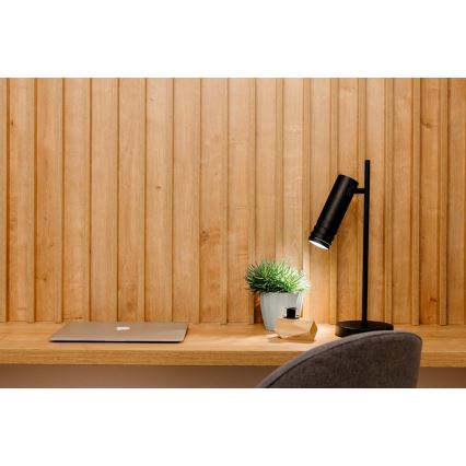 Stona lampa DRILL 1xGU10/4W/230V crna