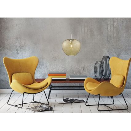 Luster na sajli RAIN 1xE27/11W/230V zlatna