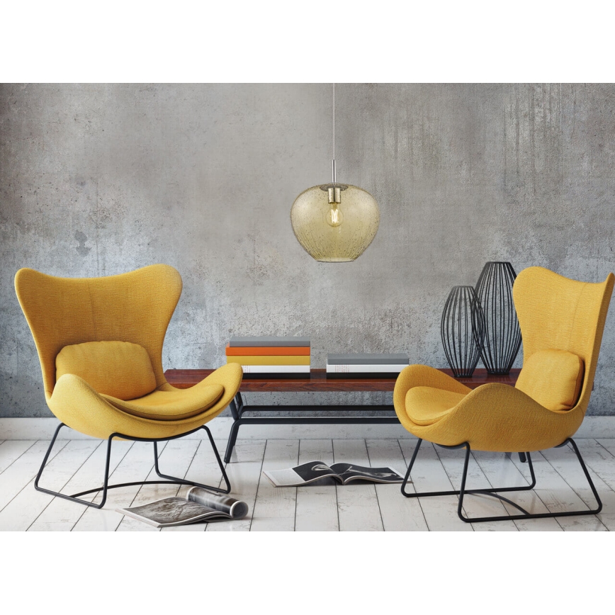 Luster na sajli RAIN 1xE27/11W/230V zlatna