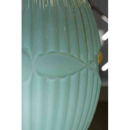 Luster na sajli ELLIPTIC 1xE27/11W/230V u zelenoj boji