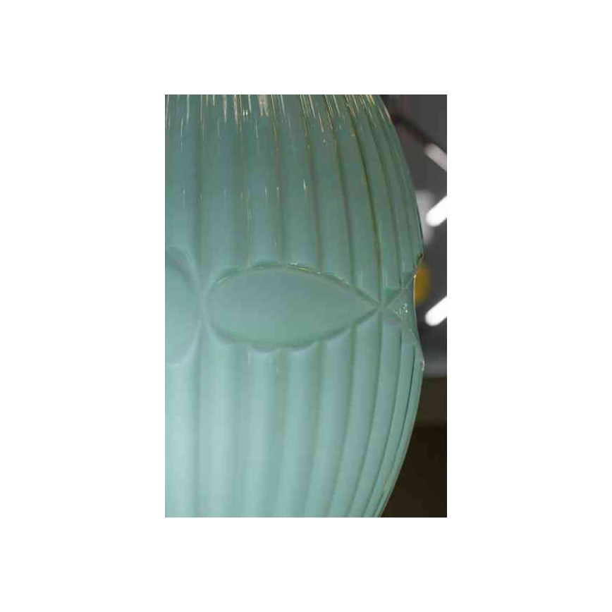Luster na sajli ELLIPTIC 1xE27/11W/230V u zelenoj boji