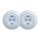 Kliklap - Dupla retro kućna utičnica sa ramom SCHUKO 230V plava