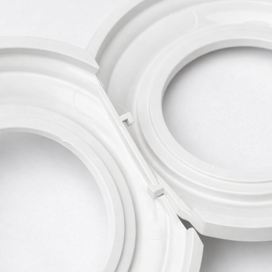 Kliklap - Retro jednopolni prekidač br. 1 i SCHUKO utičnica 230V sa ramom u snežno beloj boji