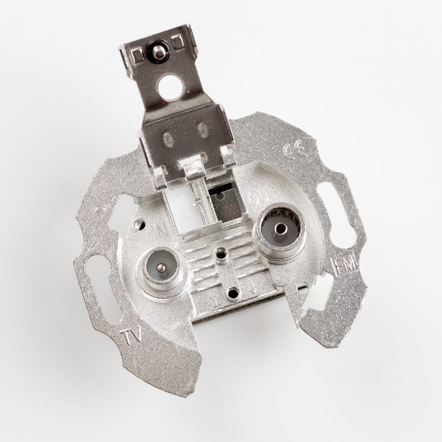 Kliklap - Retro korisnička TV+R utičnica (krajnja) sa ramom, plava