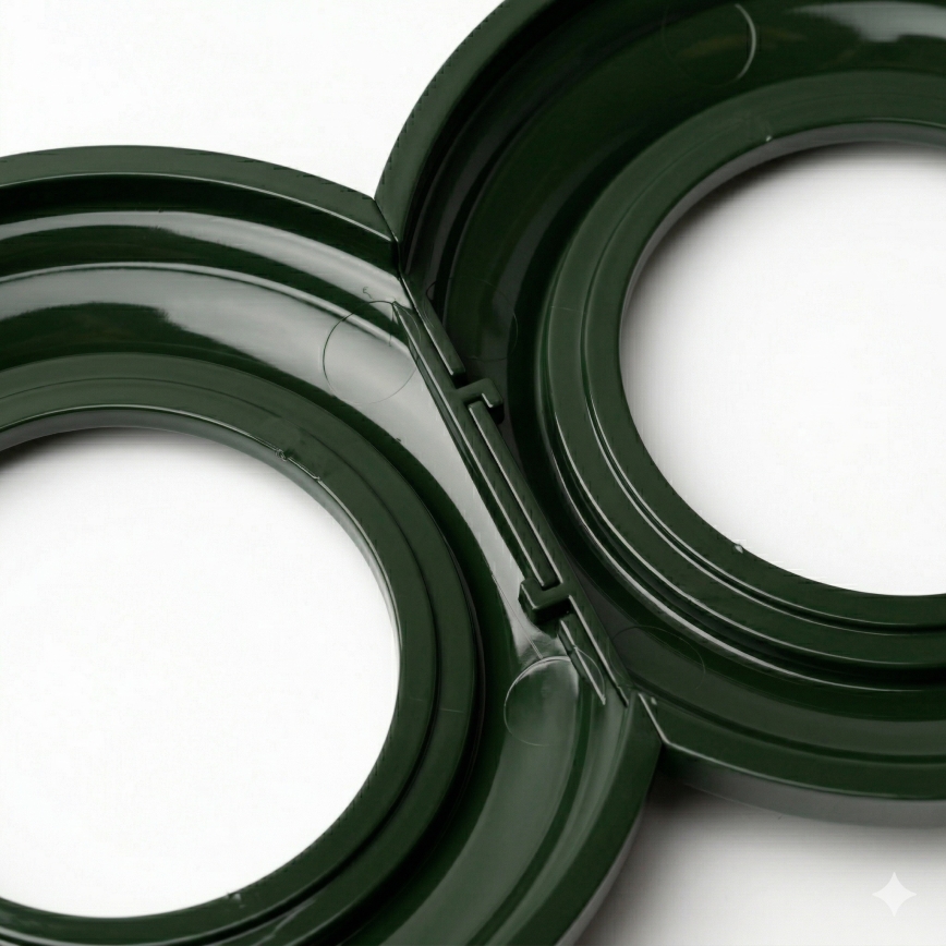 Kliklap - Retro okvir (krajnja zelena)