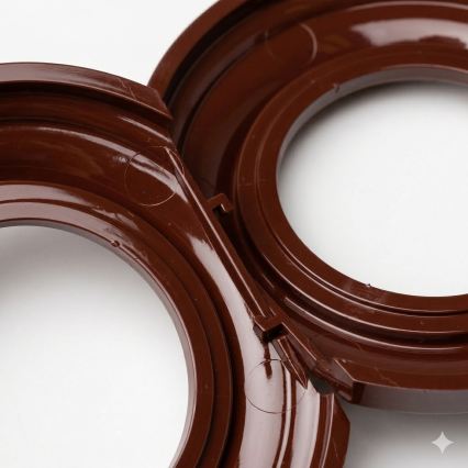 Kliklap - Retro središnji okvir, braon