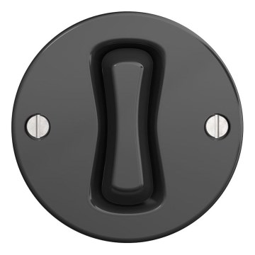 Kliklap - Retro stepenišni prekidač bez okvira br. 6 antracit