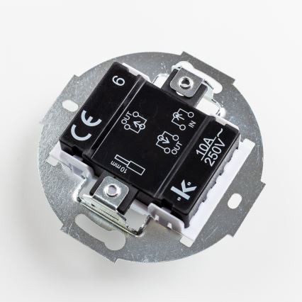 Kliklap - Retro stepenišni prekidač bez okvira br. 6 zelena