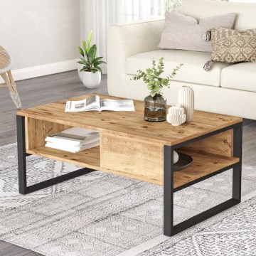 Klub sto 44,4x100 cm u dekoru borovine Atlantic