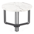 Klub sto ANTICA 41x55 cm crna/dekor mermera